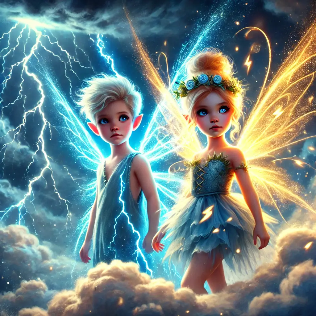 천둥 꼬마 선녀, 번개 꼬마 선녀
