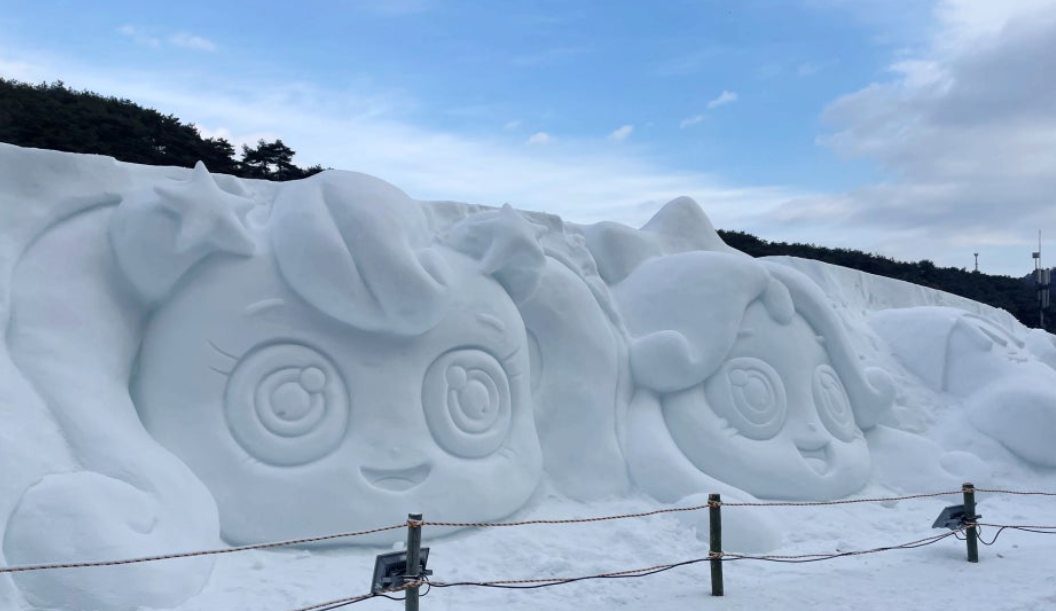 청양 알프스마을 겨울