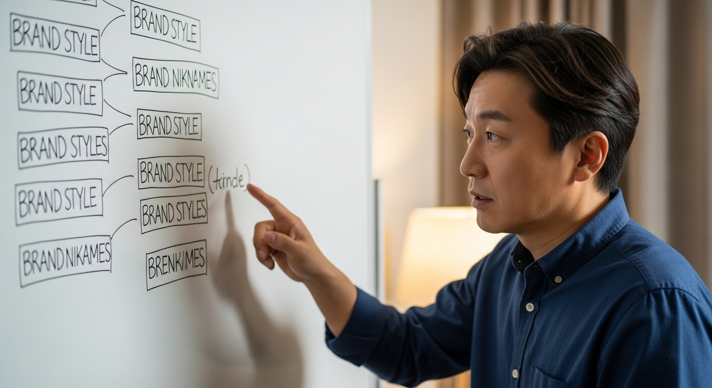 닉네임 설정 검토 장면