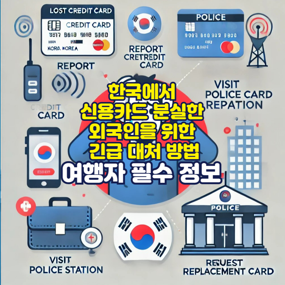 한국에서 신용카드 분실한 외국인을 위한 긴급 대처 방법 ❘ 여행자 필수 정보