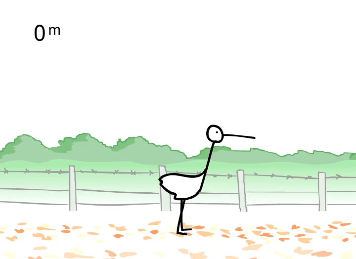 황새-오래걷기-플래시게임-시작-화면