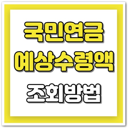 국민연금 예상수령액