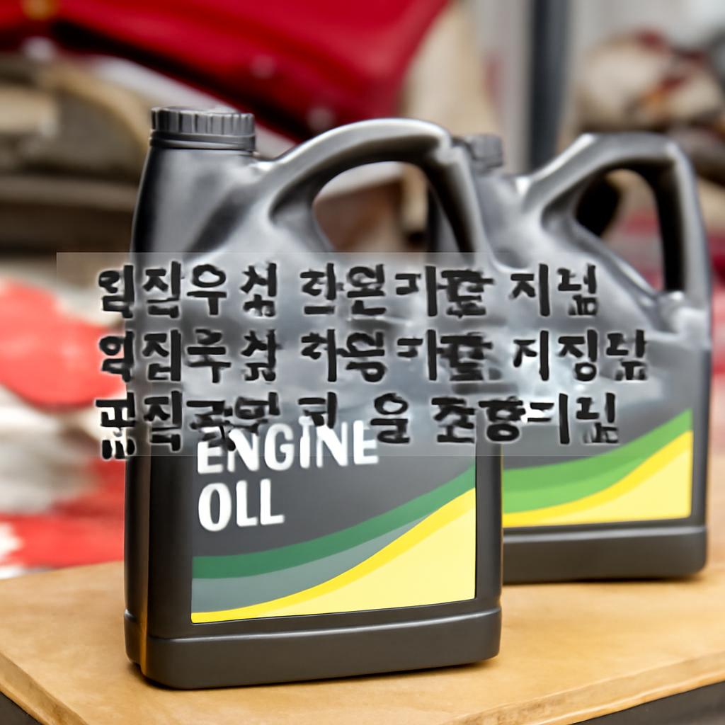 엔진오일 유통기한