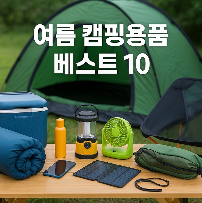 여름 캠핑용품 베스트 10