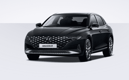 이 사진은 그랜저 하이브리드의 외관입니다