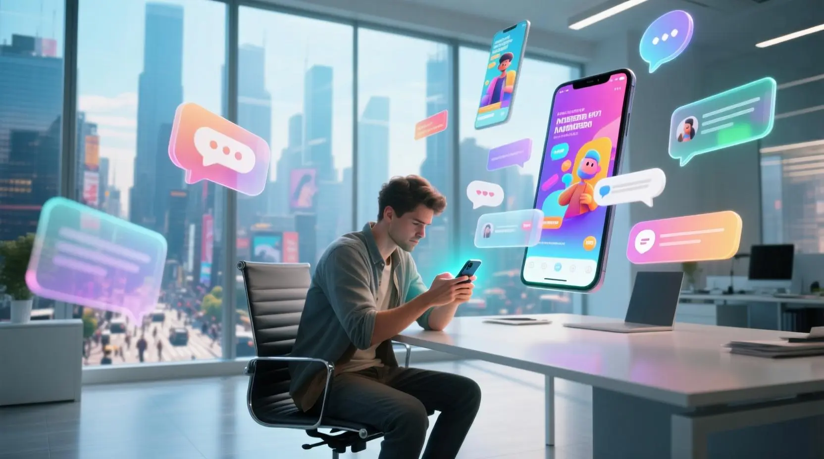 <img src="smartphone_mobile_ad_lifestyle.webp" alt="현대인의 일상 속 스마트폰과 모바일 광고의 밀접한 관계를 표현한 이미지">