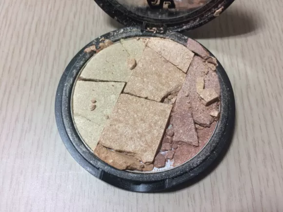 파우더 깨졌을때 해결 방법