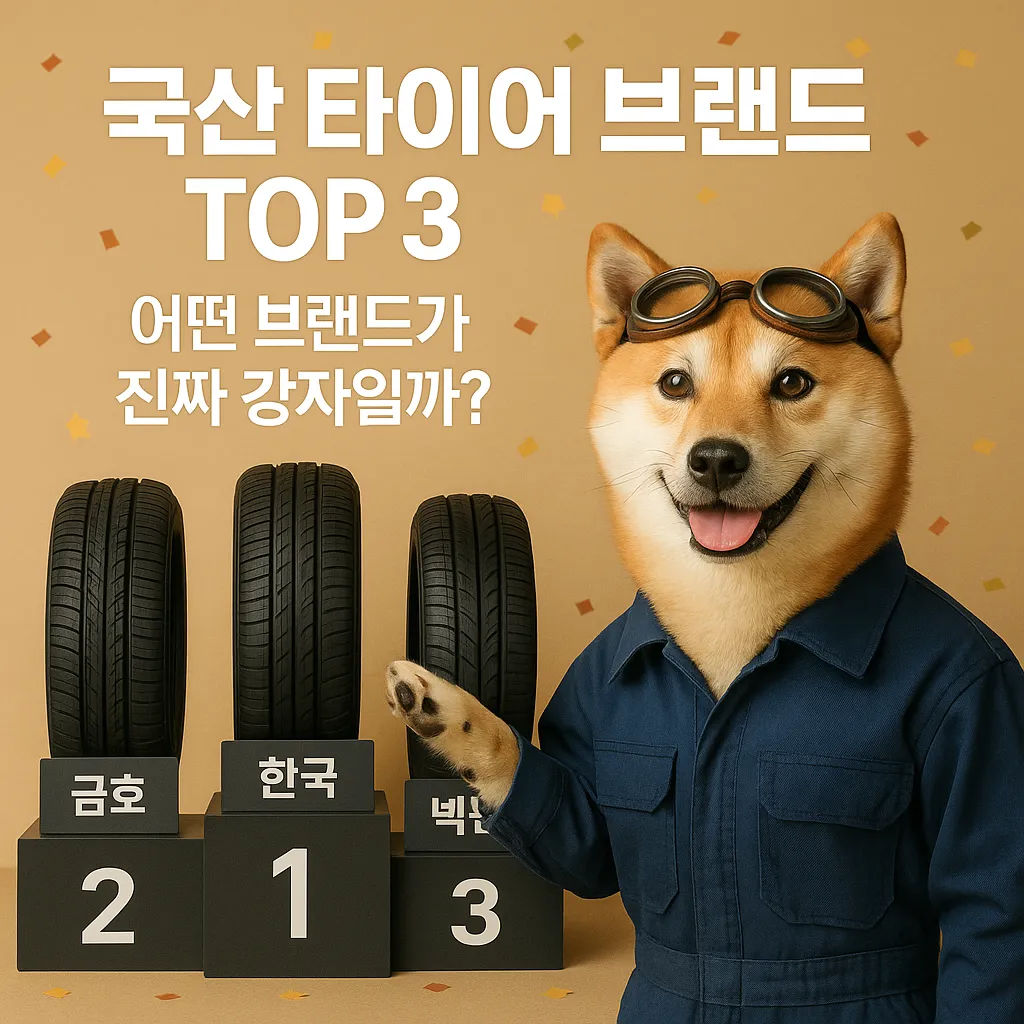 국산 타이어 브랜드 TOP 3, 어떤 브랜드가 진짜 강자일까