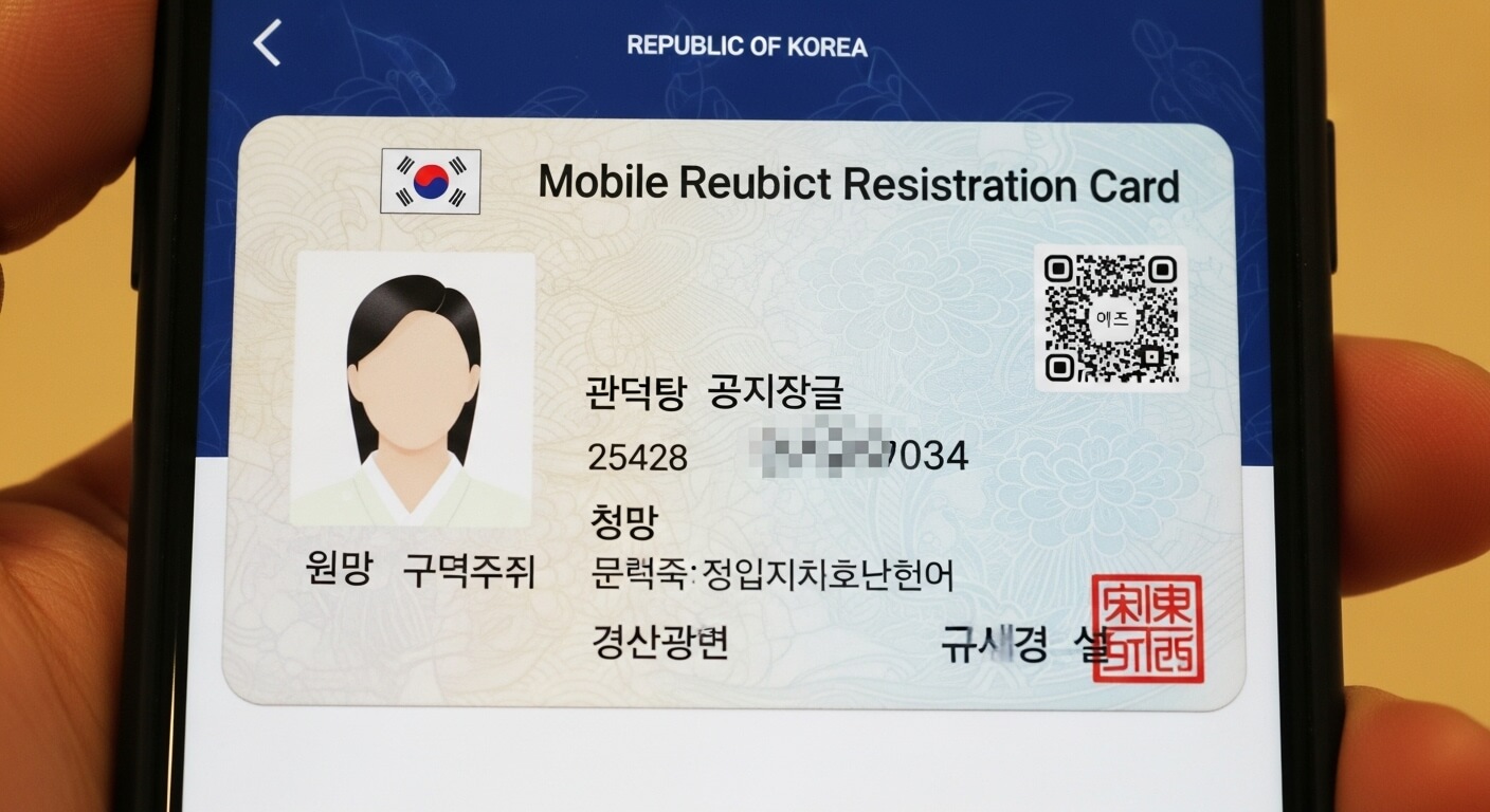 모바일 주민등록증 발급방법