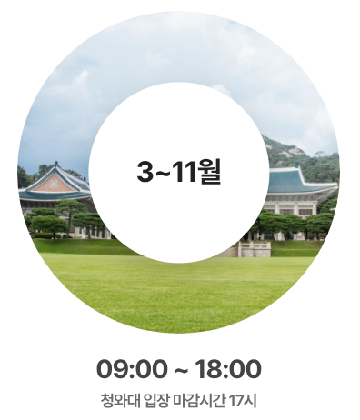 청와대 관람 시간 관련 사진