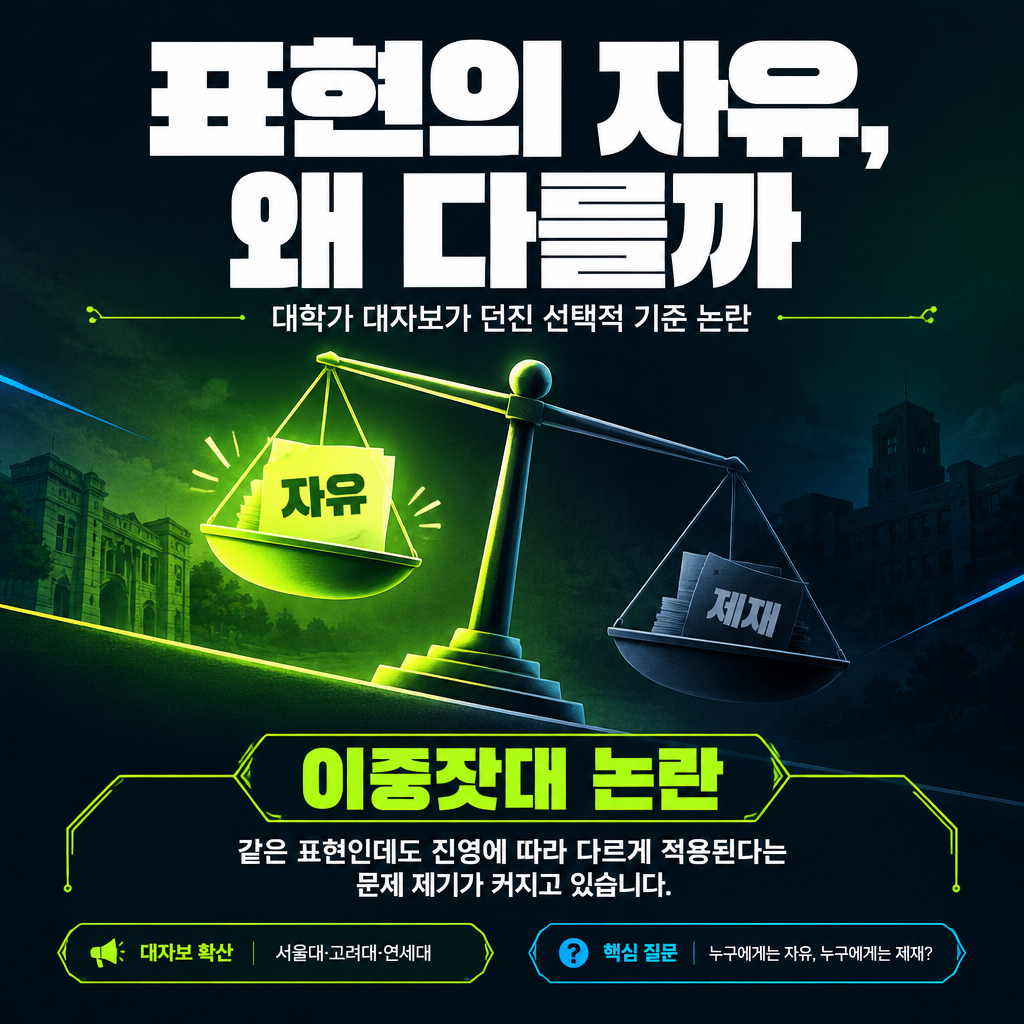 표현의 자유, 왜 다를까