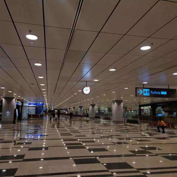 창이공항-새벽도착