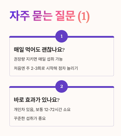 차전자피 자주 묻는 질문 (Q&amp;A) 1