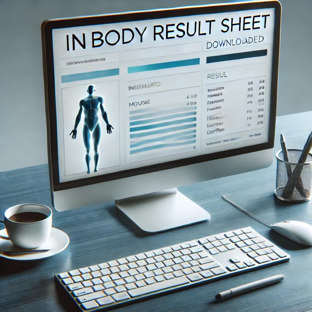 인바디 결과지 다운로드