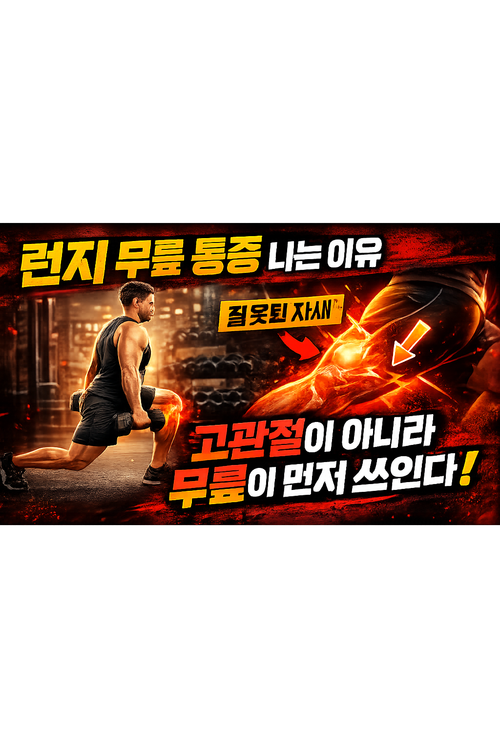 바벨 런지 균형 안 잡히는 이유