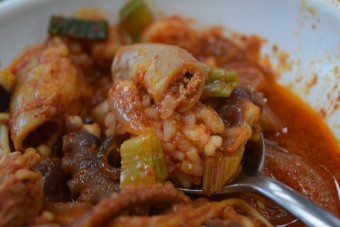 산낙불곱새 전골