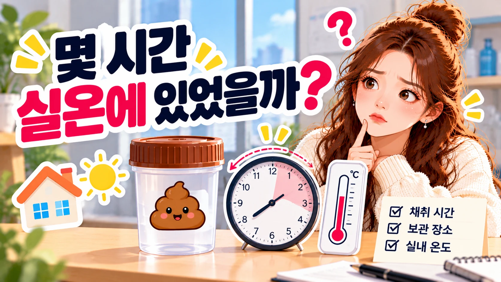 대변검사-실온보관시간확인