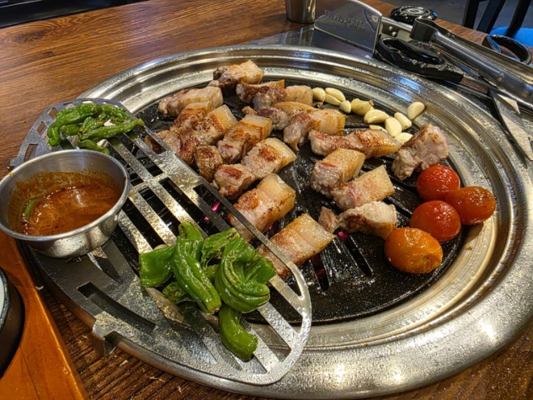 안산 초지동 오겹살 맛집 탐라담 초지점