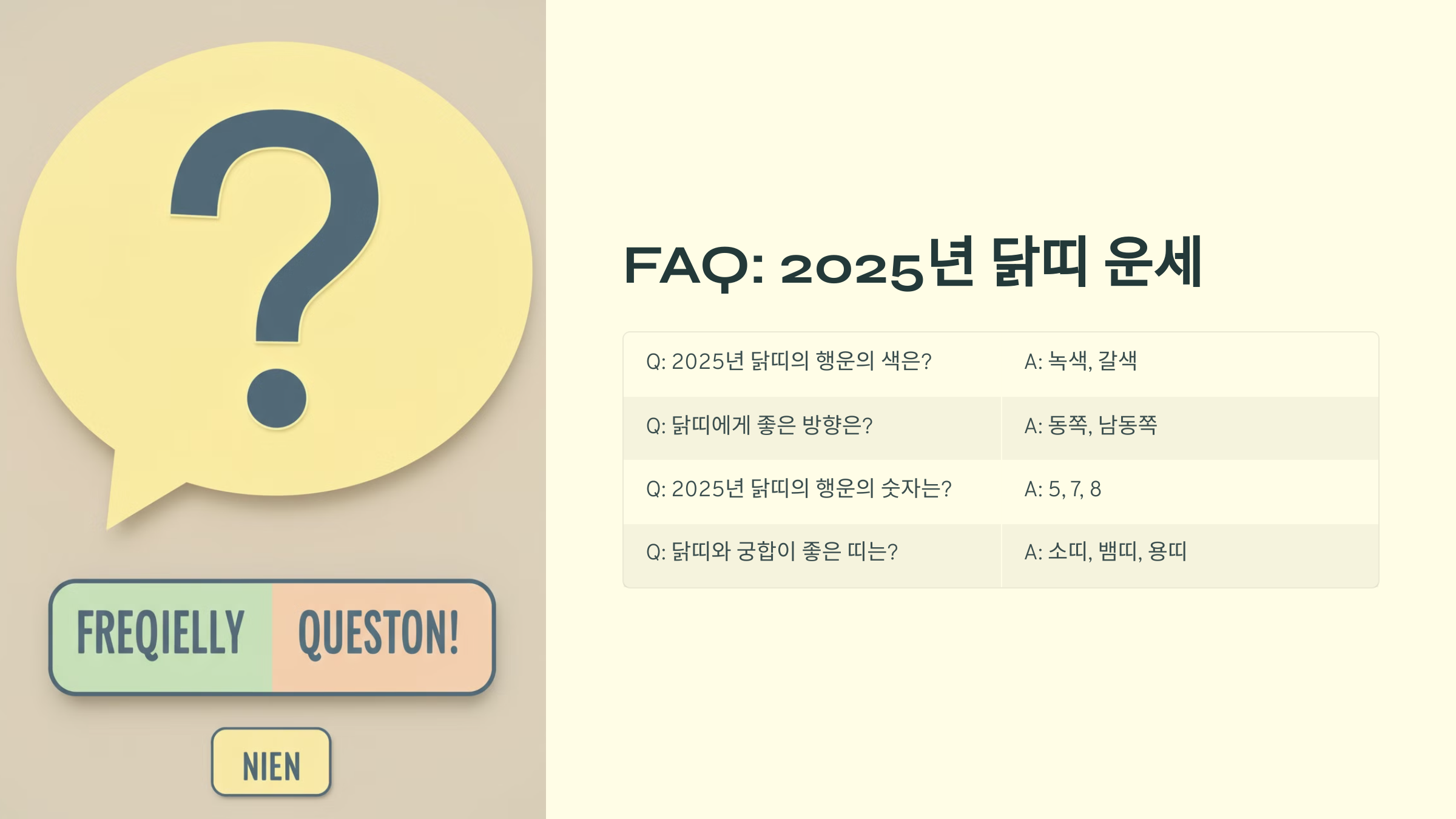 닭띠는 2025년 삼재에 해당하나요?