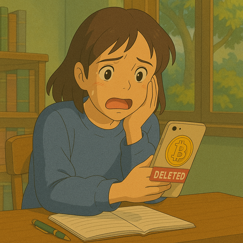 친구가 준 비트코인을 몰라보고 삭제한 사연 사진