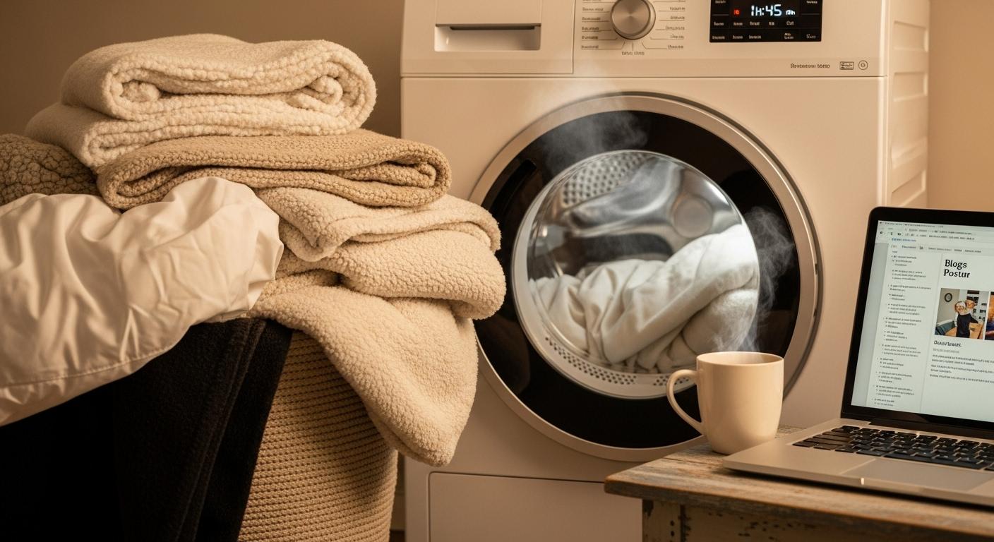 겨울 이불 건조기 시간