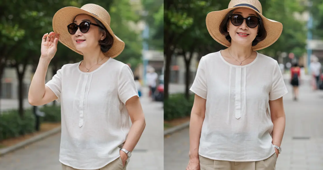 60대 여성 편안한 의류 코디법