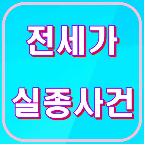 전세가실종사건