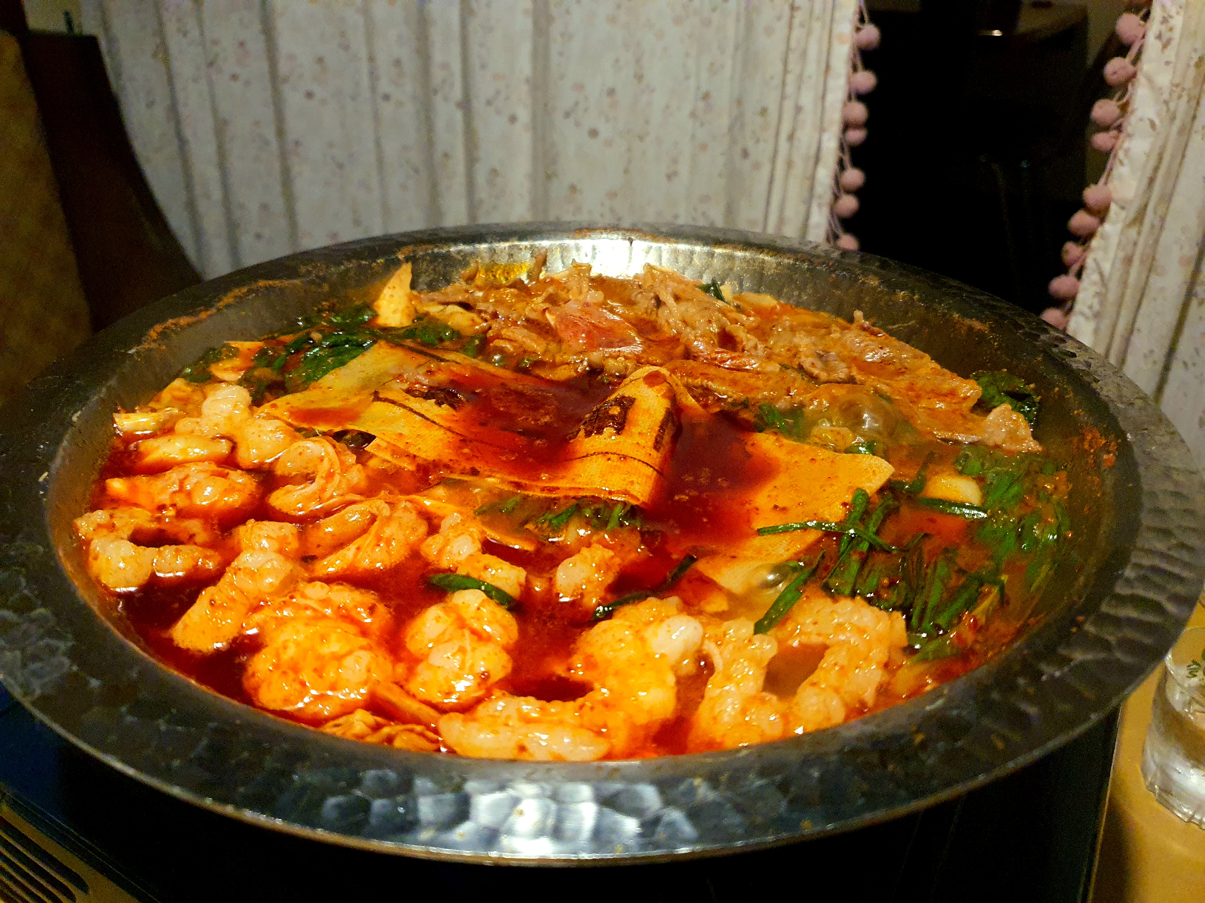 전골이-얼큰했습니다.