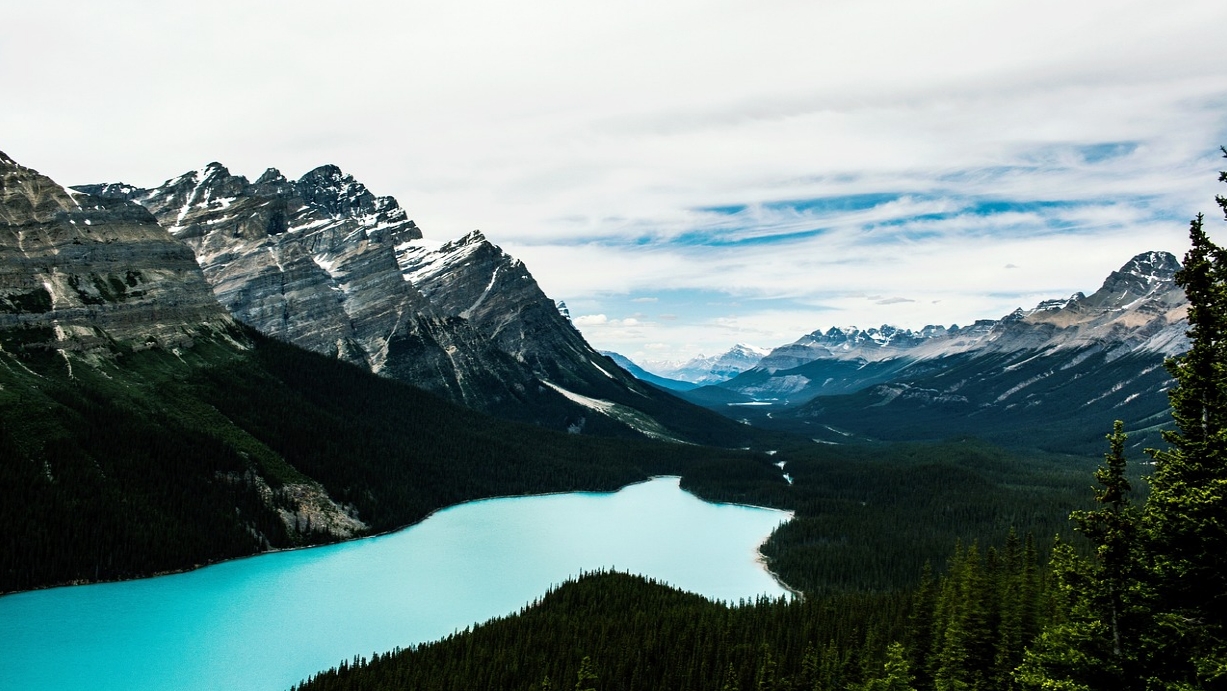 캐나다, 로키산맥과 페이토 호수