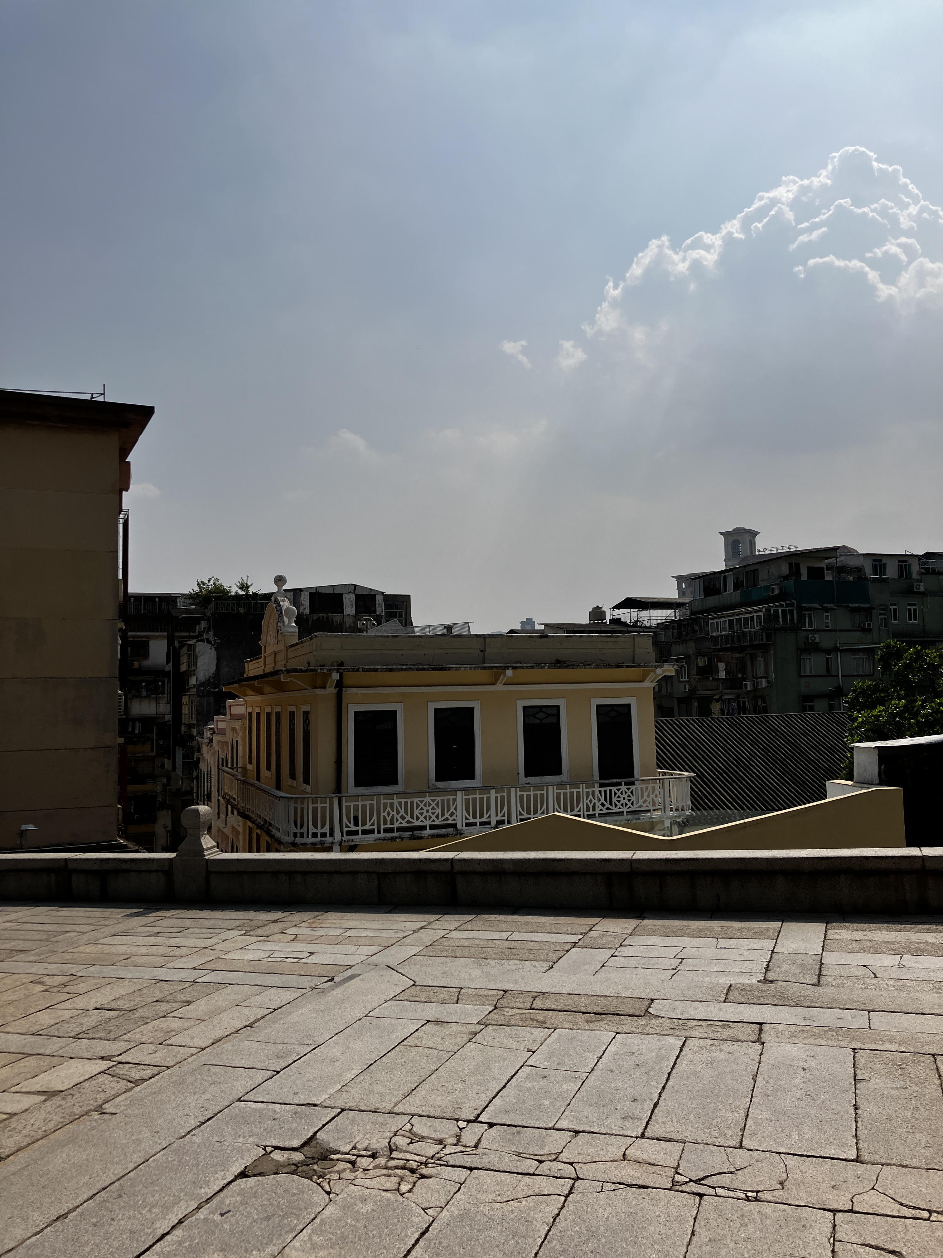 성바울성당에서 내려다보면 풍경