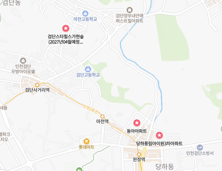 마전동 부동산 위치