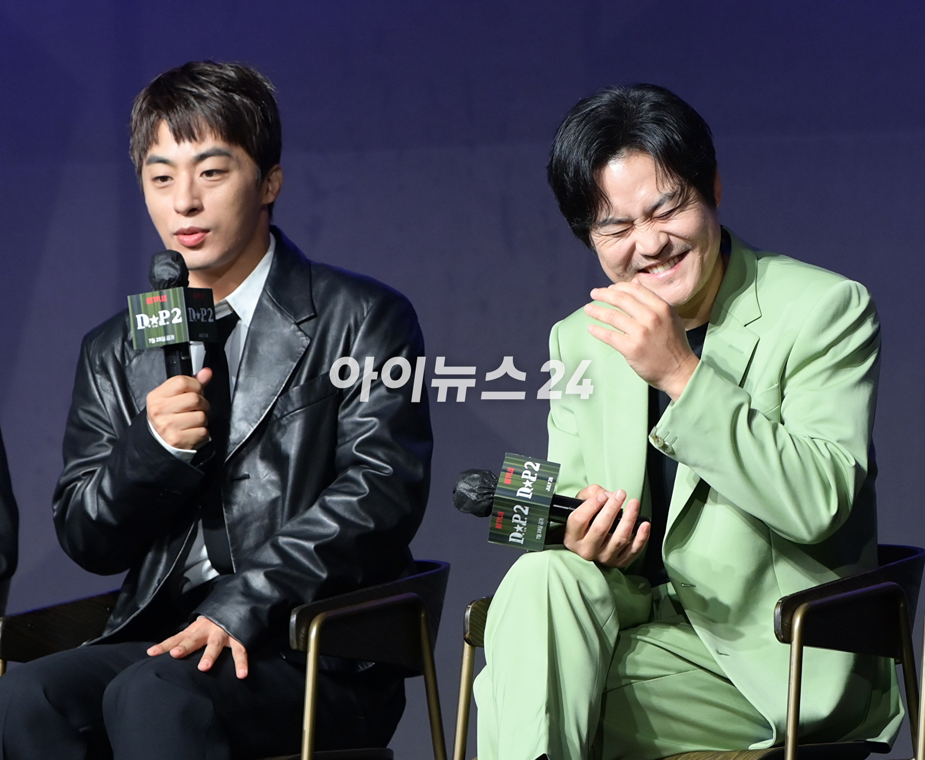 배우 구교환이 18일 오전 서울 강남구 그랜드 인터컨티넨탈 서울 파르나스에서 열린 넷플릭스 시리즈 &#39;D.P.(디피) 시즌2&#39; 제작발표회에 참석하고 있다. [사진=정소희 기자]