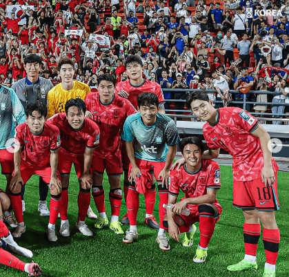 2026 북중미 월드컵 아시아 2차 예선 태국원정경기 한국승리