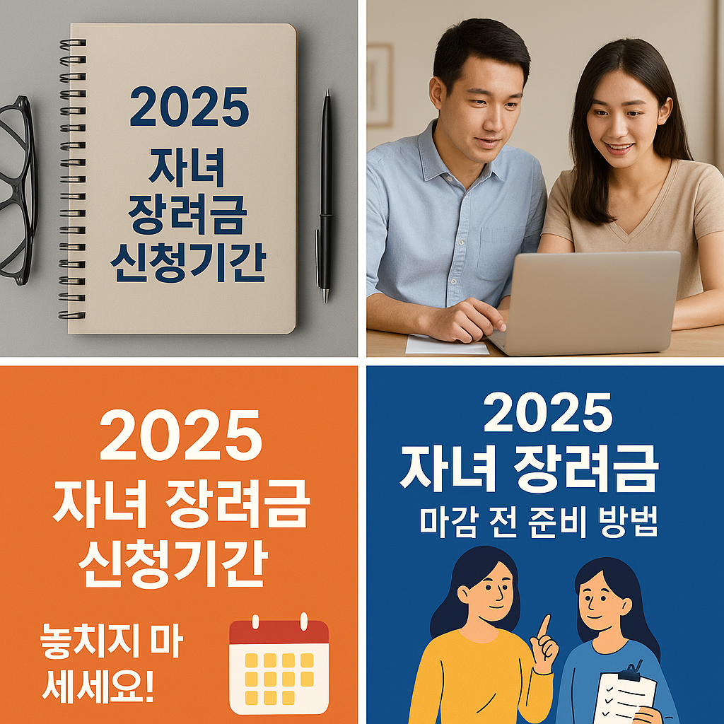 2025년 자녀장려금 신청기간 놓치지 마세요! 마감 전 준비 방법 완벽분석 관련