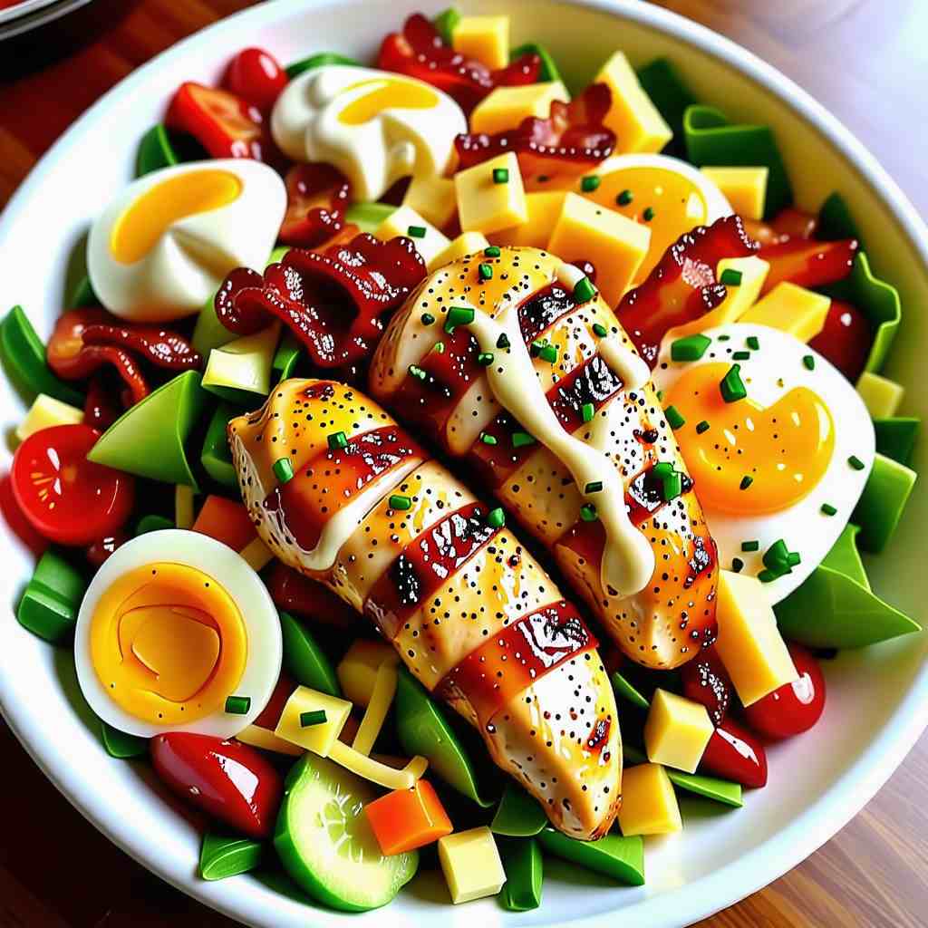 로스트 치킨 샐러드