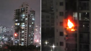 수원 아파트 화재 원인 불 피해 장안구 주민 대피