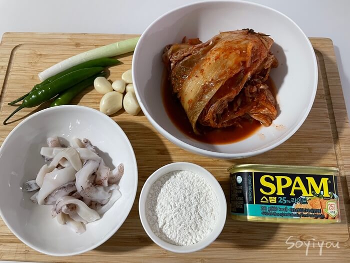 김치전-재료