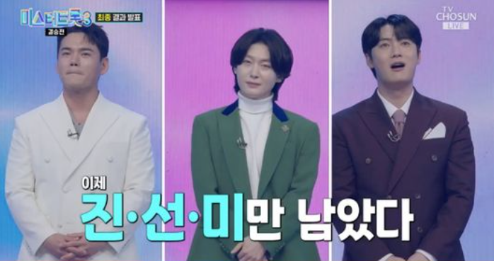 미스터트롯 3 최종 우승자와 참가자 순위와 점수, 최종 결과.