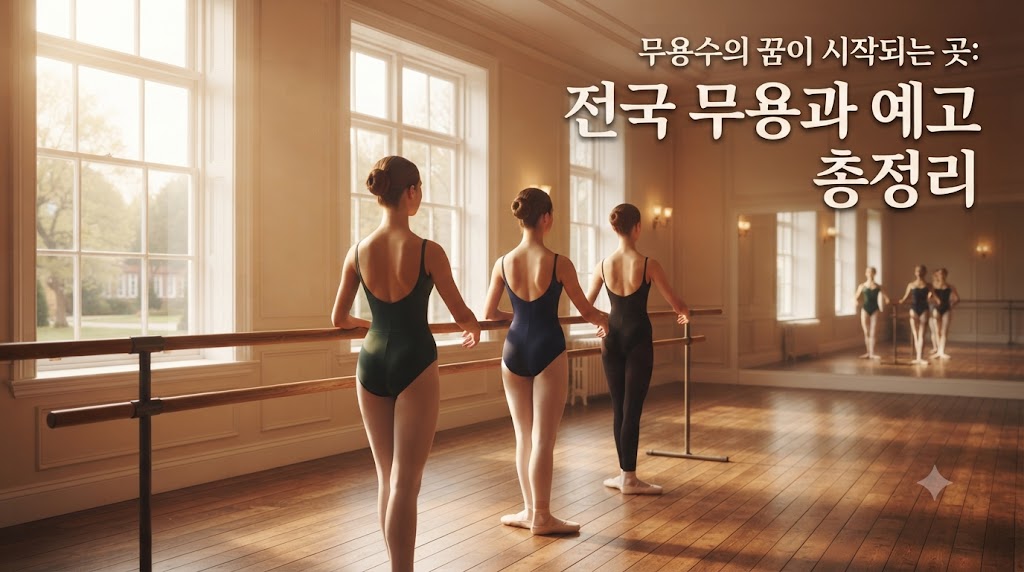무용수의 꿈이 시작되는 곳: 전국 무용과 예고 총정리"