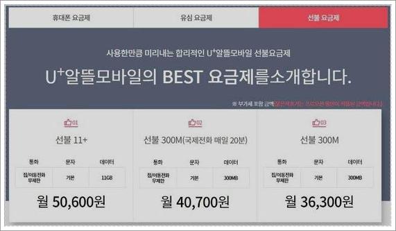 LG U플러스 알뜰폰
