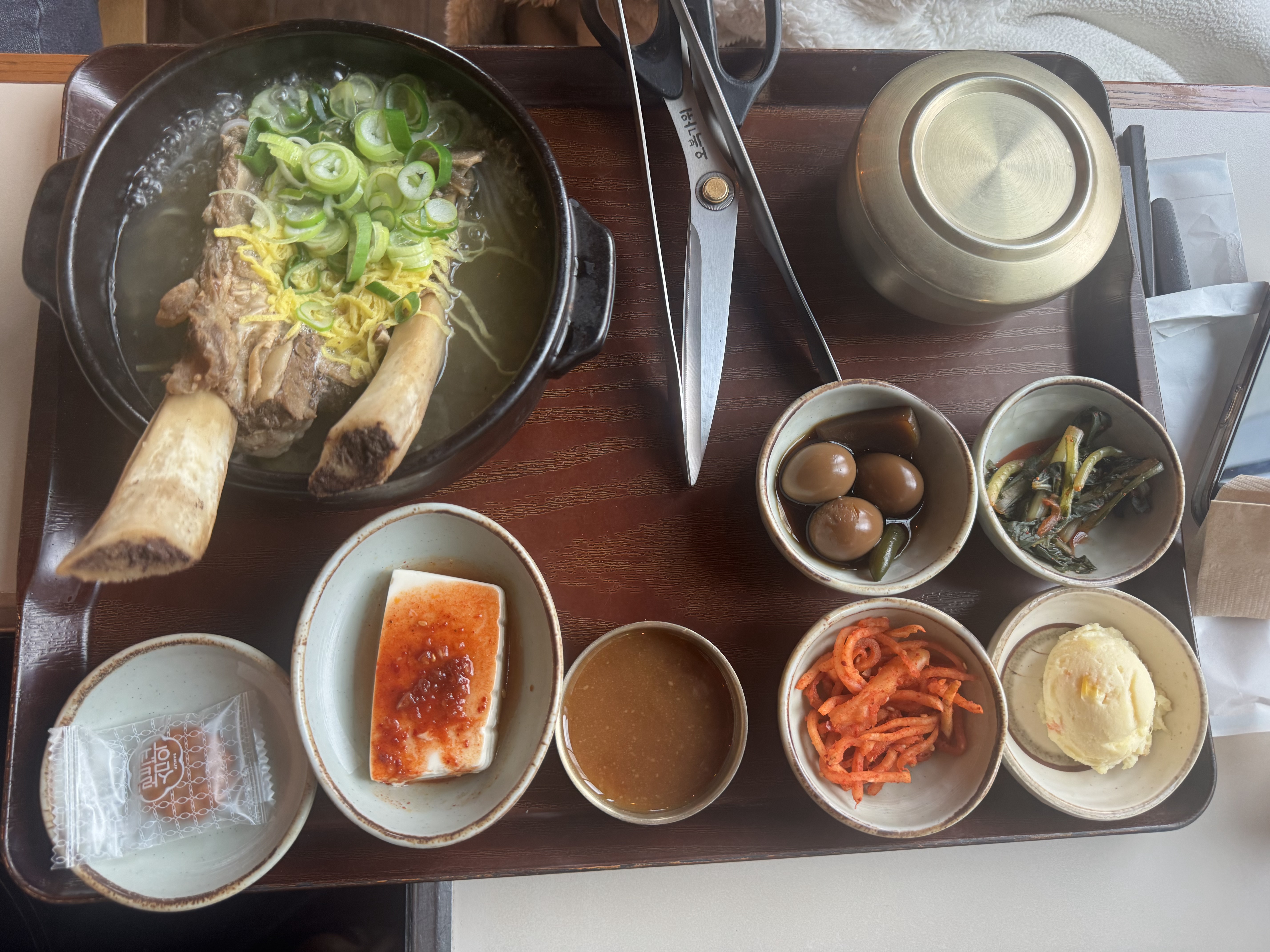 광화문석갈비 런치메뉴 대왕갈비탕