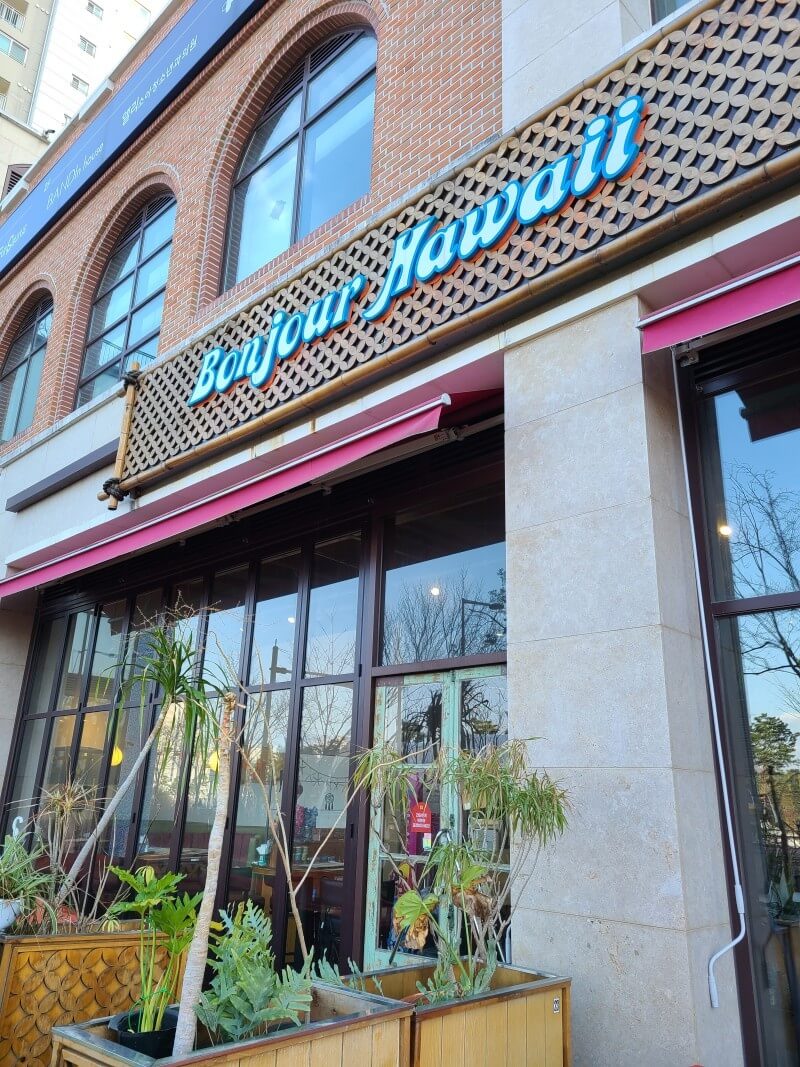 애견동반식당 봉주르하와이