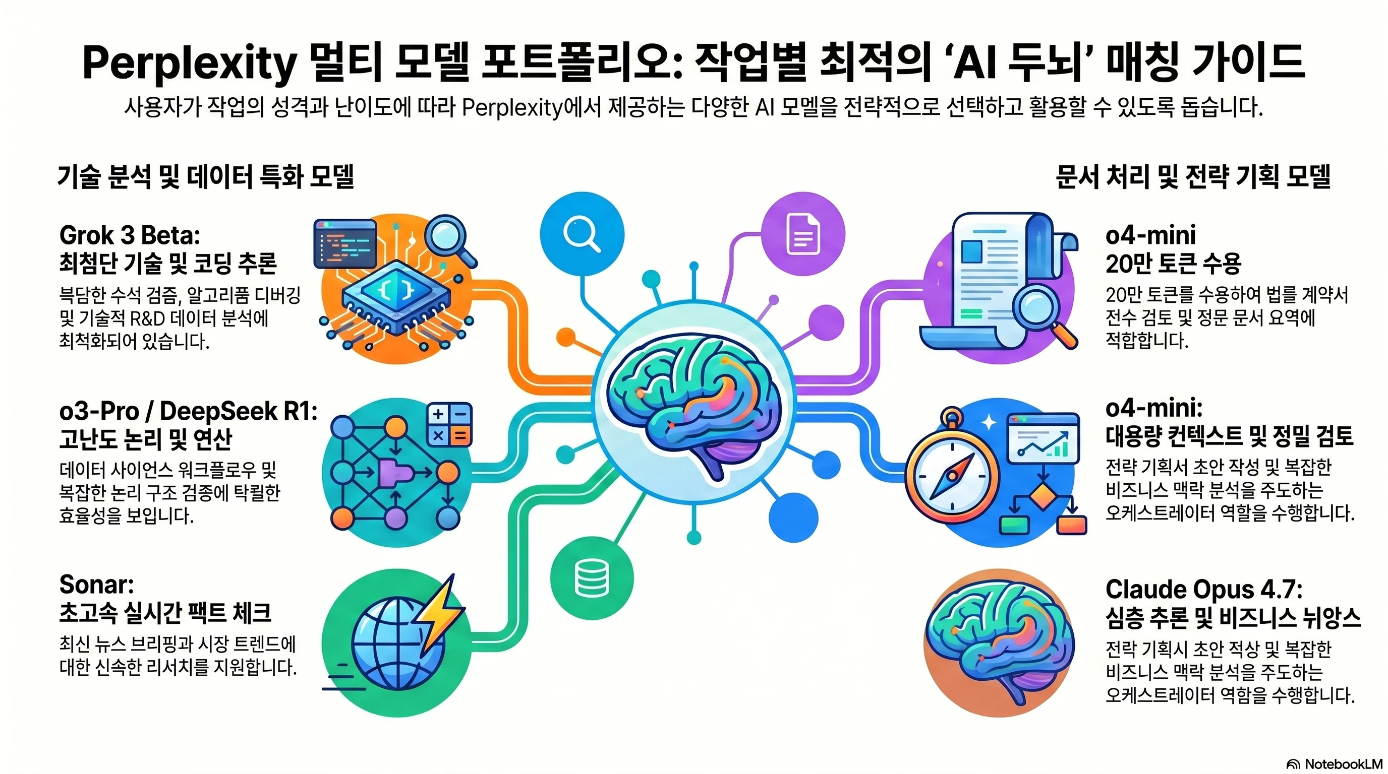 작업별 최적 인공지능 매칭 가이드