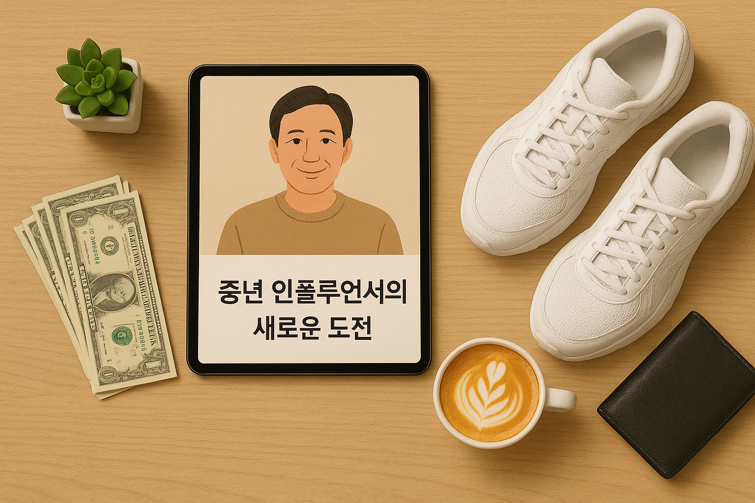 중년 인플루언서의 새로운 도전 관련 사진
