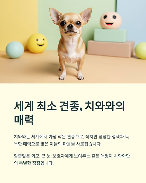 세계 최소 견종, 치와와의 매력