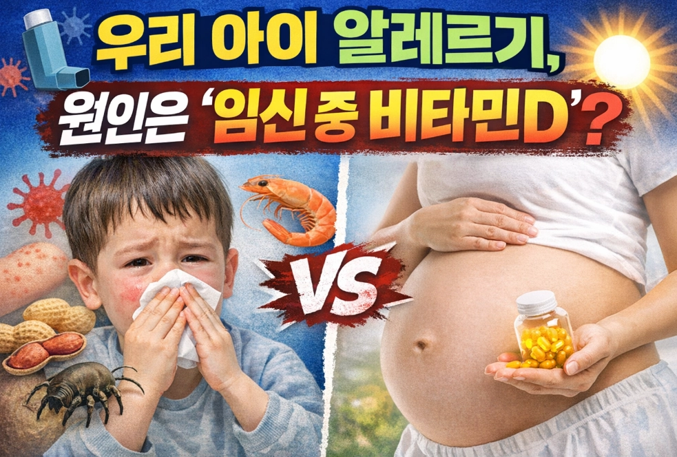 임신 중 비타민D 수치가 아이 면역력을 결정한다? 아토피&middot;알레르기 예방을 위한 필수 가이드
