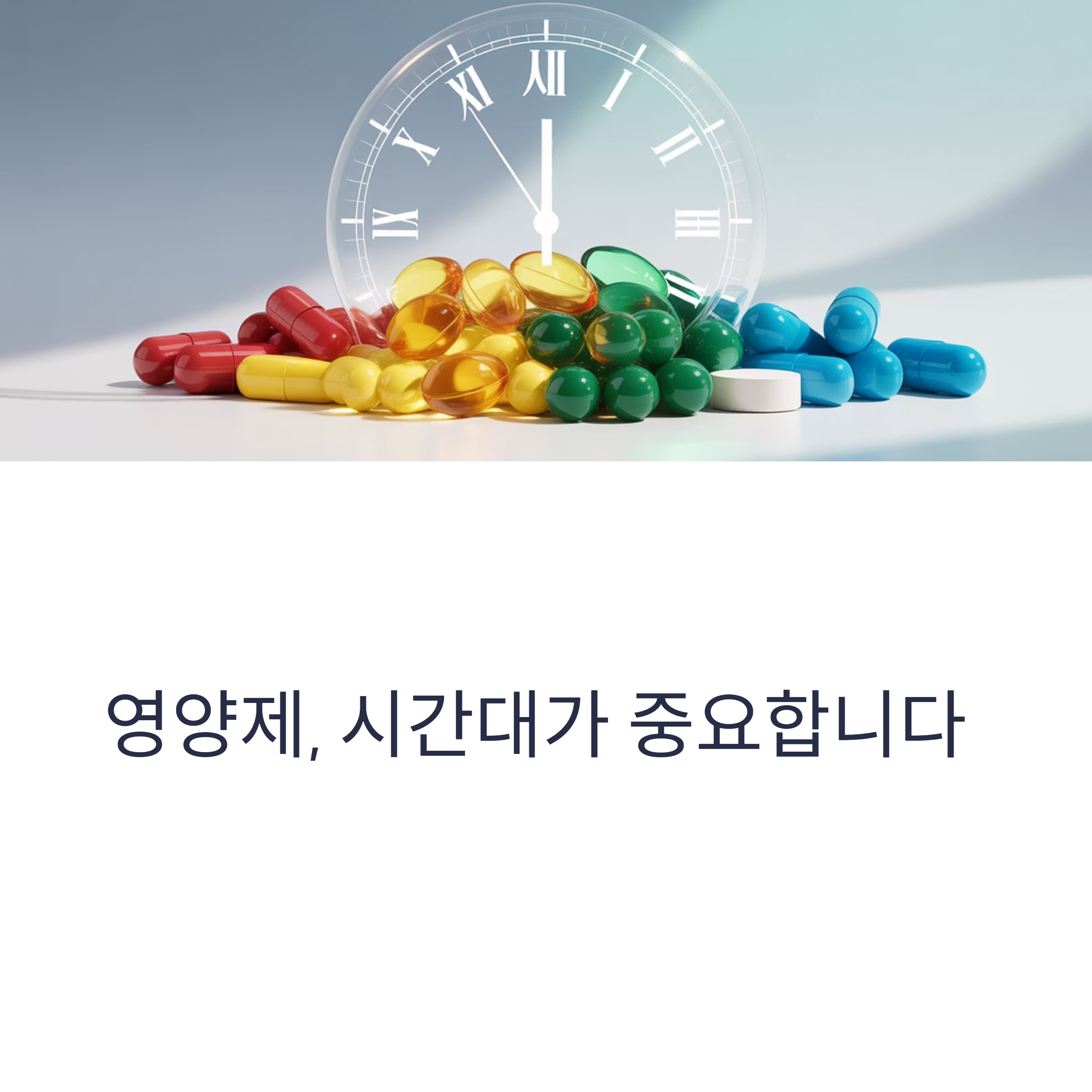 건강보조식품 복용 전 체크리스트