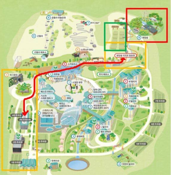 화담숲 방문시 추천 코스