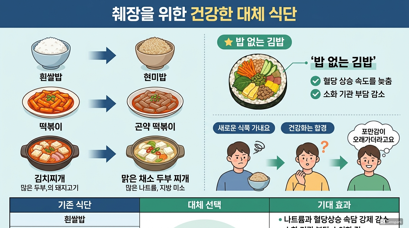 췌장을 위한 건강한 대체 식단