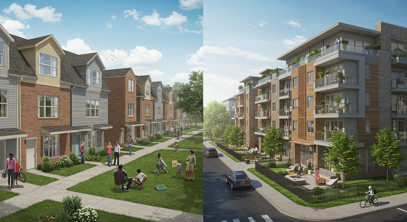 다가구주택과 다세대주택의 비교 사진